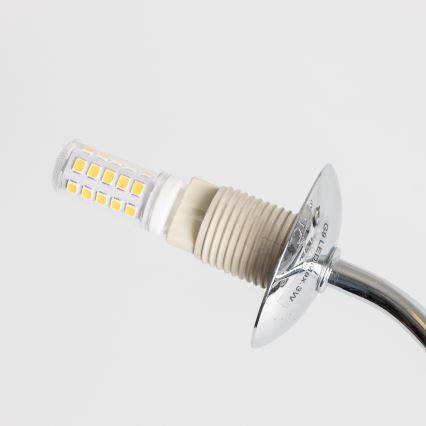 Brilagi - LED Przysufitowy żyrandol MISTEL 15xG9/3W/230V czarny chrom/przydymiony