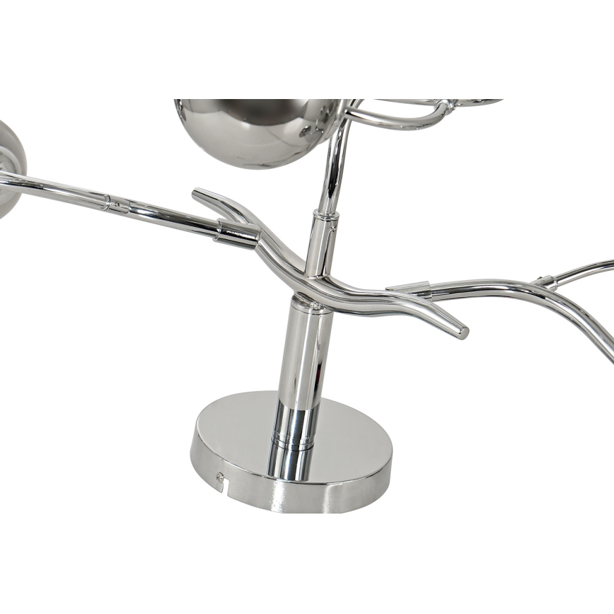 Brilagi - LED Przysufitowy żyrandol MISTEL 9xG9/3W/230V czarny chrom/przydymiony