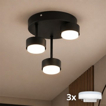 Brilagi - LED Przysufitowy żyrandol MONO 3xGX53/30W/230V czarny