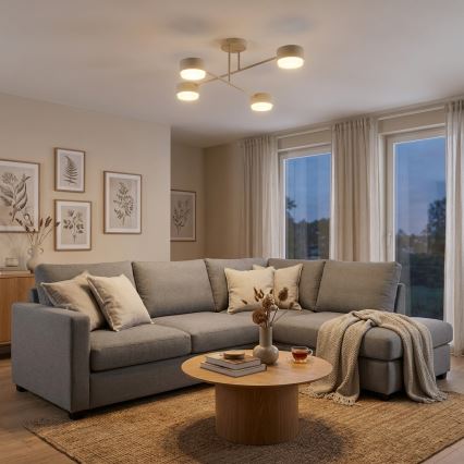 Brilagi - LED Przysufitowy żyrandol MONO 4xGX53/30W/230V beżowy