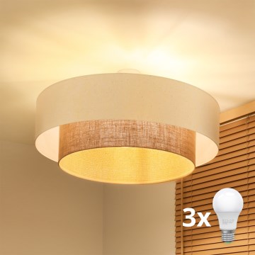 Brilagi - LED Przysufitowy żyrandol Styl BOHO 3xE27/15W/230V śr. 80 cm