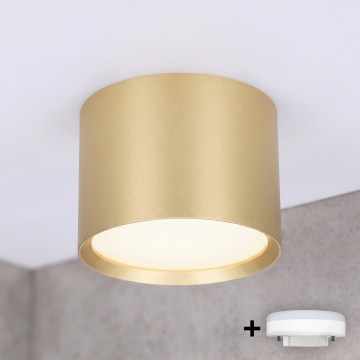 BRILAGI - LED punktowa oprawa łazienkowa SMOOTH 1xGX53/15W/230V 60x82 mm złota IP54