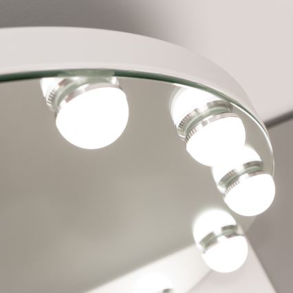 Brilagi - LED regulowane lustro do makijażu HOLLYWOOD LED/12W/230V 3000/4000/6500K