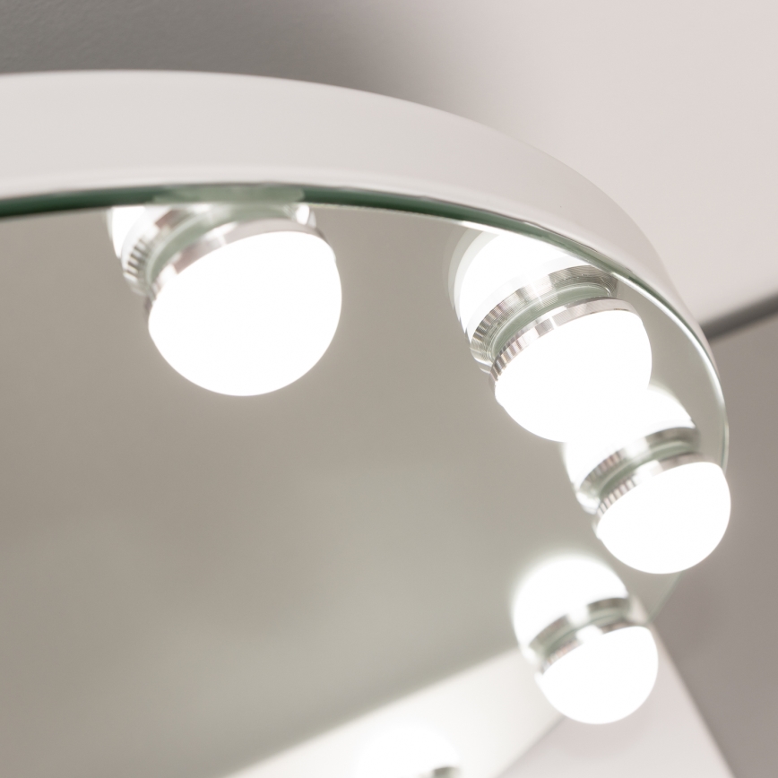 Brilagi - LED regulowane lustro do makijażu HOLLYWOOD LED/12W/230V 3000/4000/6500K