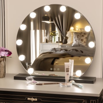 Brilagi - LED regulowane lustro do makijażu HOLLYWOOD LED/12W/230V 3000/4000/6500K