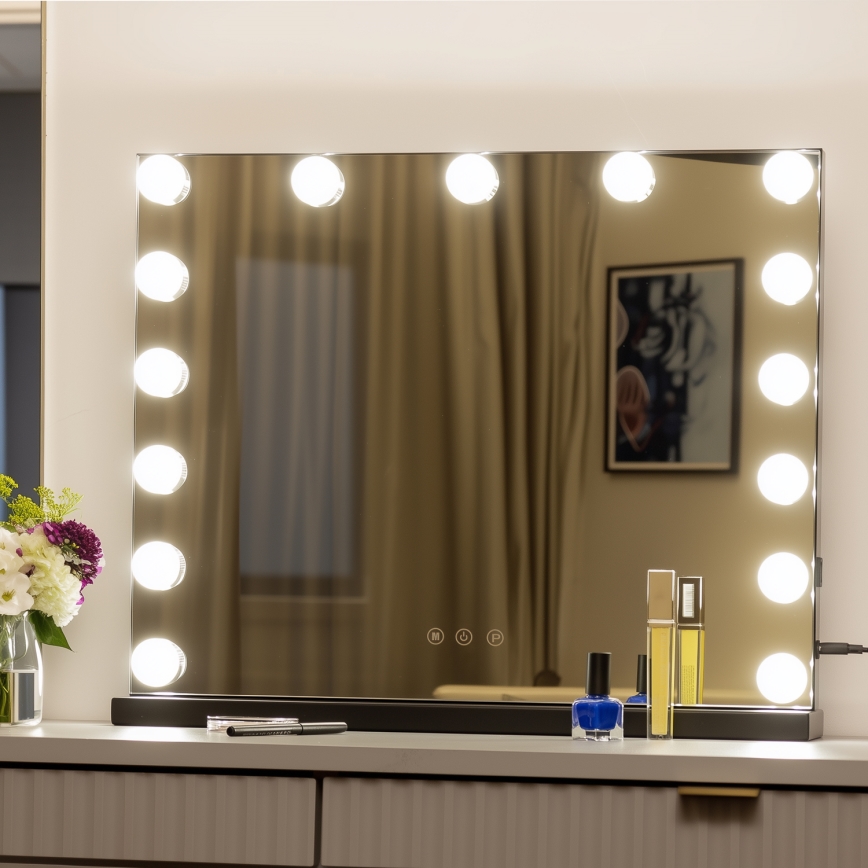 Brilagi - LED Regulowane lustro do makijażu HOLLYWOOD LED/15W/230V 3000/4000/6500K