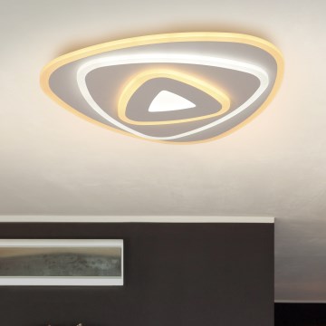 Brilagi - LED Regulowane natynkowe oświetlenie sufitowe MODERN MINI LED/45W/230V 3000/4000/6000K 30x30 cm + pilot zdalnego sterowania
