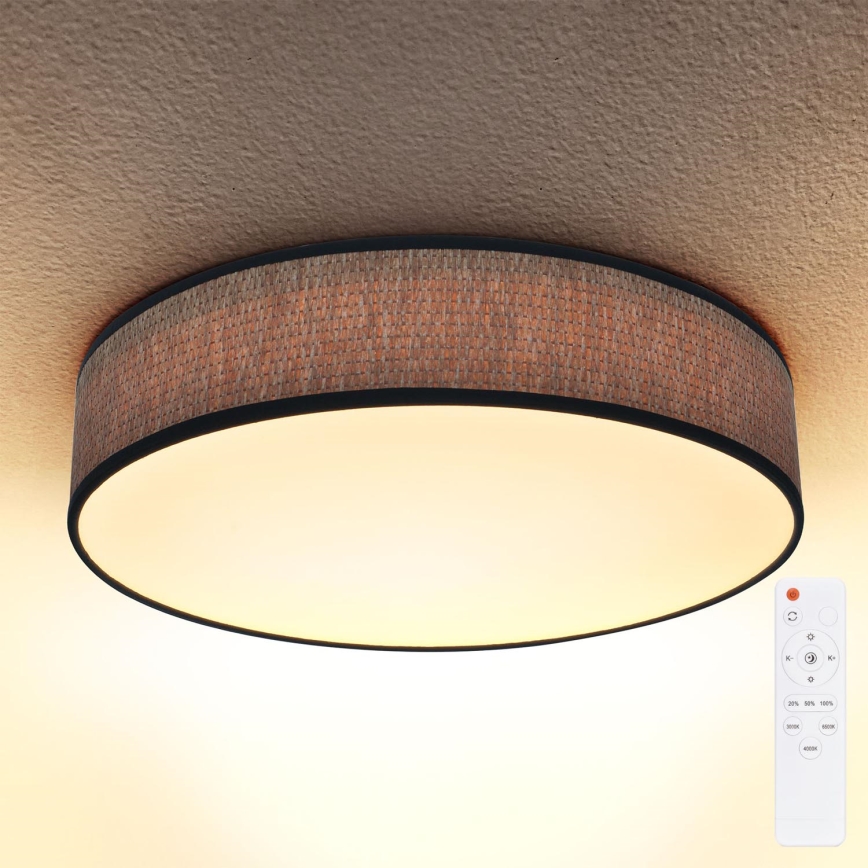 Brilagi - LED Regulowane oświetlenie sufitowe ADELA LED/48W/230V 3000-6500K śr. 40 cm + pilot do zdalnego sterowania