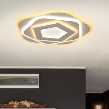 Brilagi - LED Regulowane oświetlenie sufitowe MODERN MINI LED/53W/230V 3000/4000/6000K śr. 30 cm + pilot do zdalnego sterowania