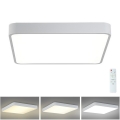 Brilagi - LED regulowane oświetlenie sufitowe POOL SQUARE LED/36W/230V 3000-6000K 40x40 cm białe + pilot zdalnego sterowania