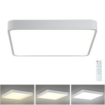 Brilagi - LED regulowane oświetlenie sufitowe POOL SQUARE LED/36W/230V 3000-6000K 40x40 cm białe + pilot zdalnego sterowania