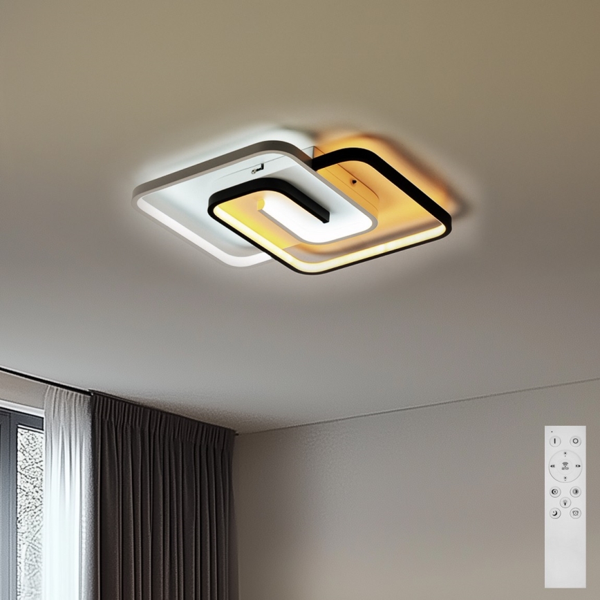 Brilagi - LED regulowane oświetlenie sufitowe VELO LED/64W/230V 3000-6500K + pilot do zdalnego sterowania