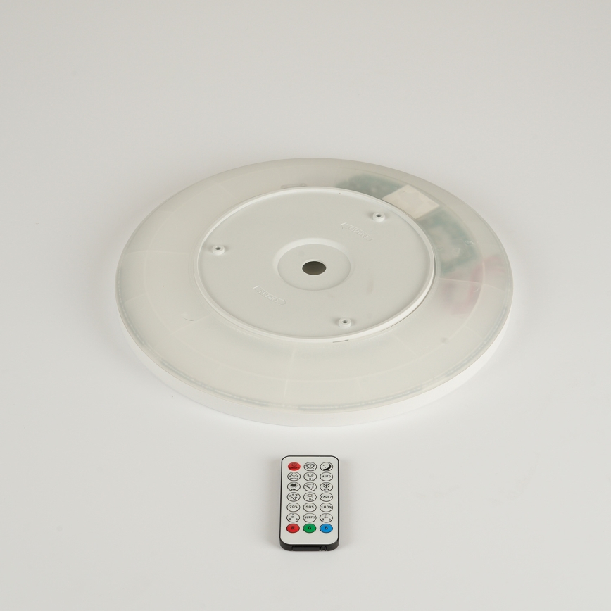 Brilagi - LED RGBW ściemnialna lampa sufitowa ULTRA SLIM LED/18W/230V 2700-6500K śr. 30 cm biała + pilot do zdalnego sterowania