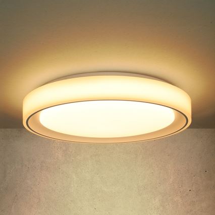 Brilagi - LED RGB ściemnialna lampa sufitowa FLOCO LED/30W/230V 3000-6500K Wi-Fi Tuya + LED/6W + pilot zdalnego sterowania