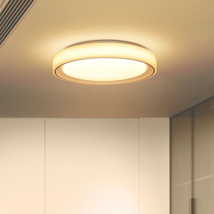 Brilagi - LED RGB ściemnialna lampa sufitowa FLOCO LED/30W/230V 3000-6500K Wi-Fi Tuya + LED/6W + pilot zdalnego sterowania