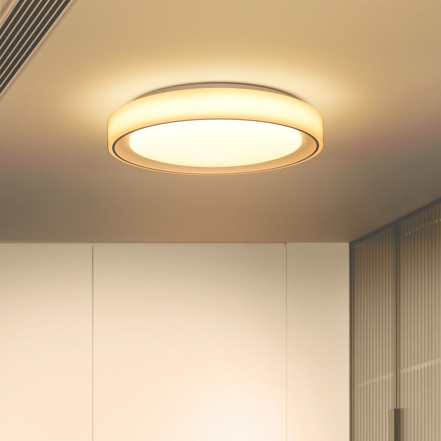 Brilagi - LED RGB ściemnialna lampa sufitowa FLOCO LED/30W/230V 3000-6500K Wi-Fi Tuya + LED/6W + pilot zdalnego sterowania