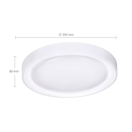 Brilagi - LED RGB ściemnialna lampa sufitowa FLOCO LED/30W/230V 3000-6500K Wi-Fi Tuya + LED/6W + pilot zdalnego sterowania