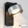 Brilagi - LED RGB+CCT Ściemnialna lampa ścienna z portem USB AURA LUX 1xGX53/14W/230V 2700-6500K Wi-Fi Tuya czarny/przydymiony