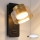 Brilagi - LED RGB+CCT ściemnialna lampa ścienna z portem USB AURA LUX 1xGX53/14W/230V 2700-6500K Wi-Fi Tuya czarny/złoty