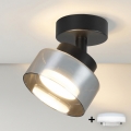 Brilagi - LED RGB+CCT Ściemnialna oprawa punktowa AURA LUX 1xGX53/14W/230V 2700-6500K Wi-Fi Tuya czarny/dymiony