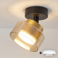 Brilagi - LED RGB+CCT ściemnialna oprawa punktowa AURA LUX 1xGX53/14W/230V 2700-6500K Wi-Fi Tuya czarny/złoty