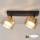 Brilagi - LED RGB+CCT ściemnialna oprawa punktowa AURA LUX 2xGX53/14W/230V 2700-6500K Wi-Fi Tuya czarna/złota