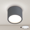 BRILAGI - LED RGB+CCT ściemnialna oprawa punktowa do łazienki SMOOTH1xGX53/14W/230V 60x82 mm 2700-6500K Wi-Fi Tuya antracyt IP54