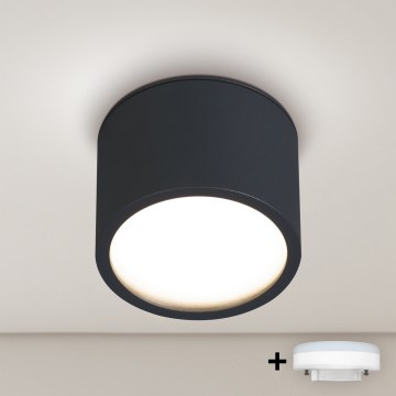 BRILAGI - LED RGB+CCT Ściemnialna oprawa punktowa łazienkowa SMOOTH1xGX53/14W/230V 60x82 mm 2700-6500K Wi-Fi Tuya czarna IP54