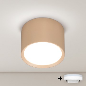 Brilagi - LED RGB+CCT ściemnialna oprawa punktowa SMOOTH 1xGX53/14W/230V 2700-6500K Wi-Fi Tuya beżowa