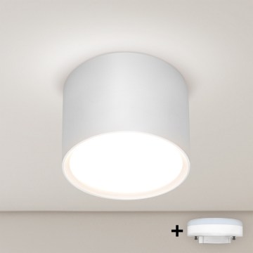 Brilagi - LED RGB+CCT ściemnialna oprawa punktowa SMOOTH 1xGX53/14W/230V 2700-6500K Wi-Fi Tuya biała