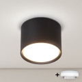 Brilagi - LED RGB+CCT ściemnialna oprawa punktowa SMOOTH 1xGX53/14W/230V 2700-6500K Wi-Fi Tuya czarna