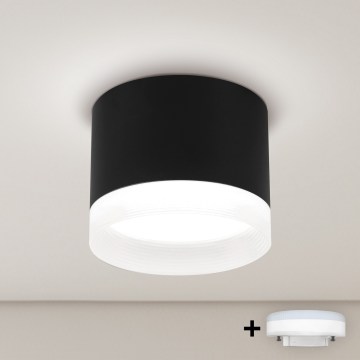 Brilagi - LED RGB+CCT ściemnialna oprawa punktowa SMOOTH 1xGX53/14W/230V 2700-6500K Wi-Fi Tuya czarna