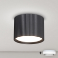 Brilagi - LED RGB+CCT ściemnialna oprawa punktowa STRIPY 1xGX53/14W/230V 2700-6500K Wi-Fi Tuya czarna