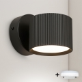 Brilagi - LED RGB+CCT ściemnialny naścienny kinkiet punktowy STRIPY 1xGX53/14W/230V 2700-6500K Wi-Fi Tuya czarny