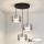Brilagi - LED RGB+CCT ściemnialny żyrandol na lince AURA LUX 3xGX53/14W/230V 2700-6500K Wi-Fi Tuya czarny/przydymiony