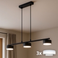 BRILAGI - LED RGB+CCT ściemnialny żyrandol na lince MONO 3xGX53/14W/230V 2700-6500K Wi-Fi Tuya czarny