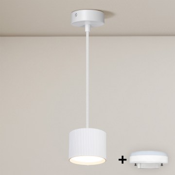BRILAGI - LED RGB+CCT ściemnialny żyrandol na lince STRIPY 1xGX53/14W/230V pr. 82 mm 2700-6500K Wi-Fi Tuya biały