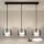 Brilagi - LED RGB+CCT ściemnialny żyrandol na linkach AURA LUX 3xGX53/14W/230V 2700-6500K Wi-Fi Tuya czarny/dymiony