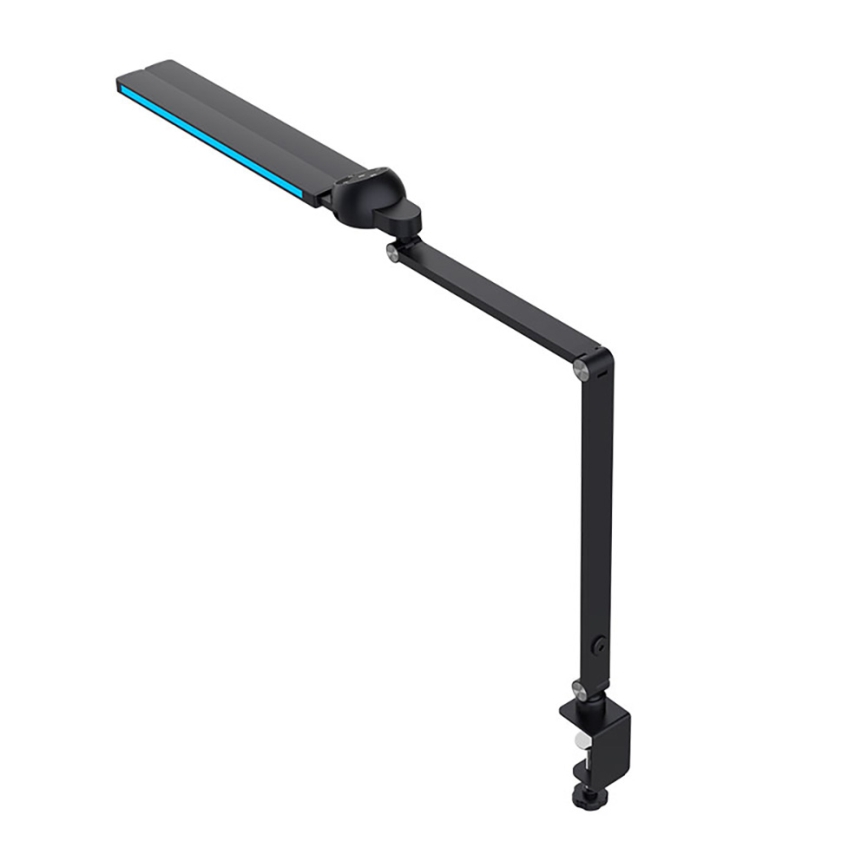 Brilagi - ściemnialna dotykowa lampka biurkowa z klipsem LED RGBTW VARIO LED/18W/230V 3000-6500K CRI 96 czarna