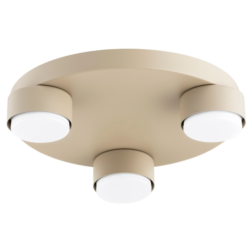 Brilagi - LED RGB+CCT ściemnialna oprawa sufitowa MONO 3xGX53/14W/230V 2700-6500K Wi-Fi Tuya śr. 30 cm beżowa