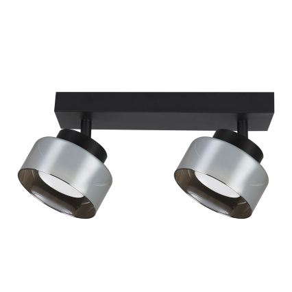 Brilagi - LED RGB+CCT Ściemnialna oprawa punktowa AURA LUX 2xGX53/14W/230V 2700-6500K Wi-Fi Tuya czarny/dymiony