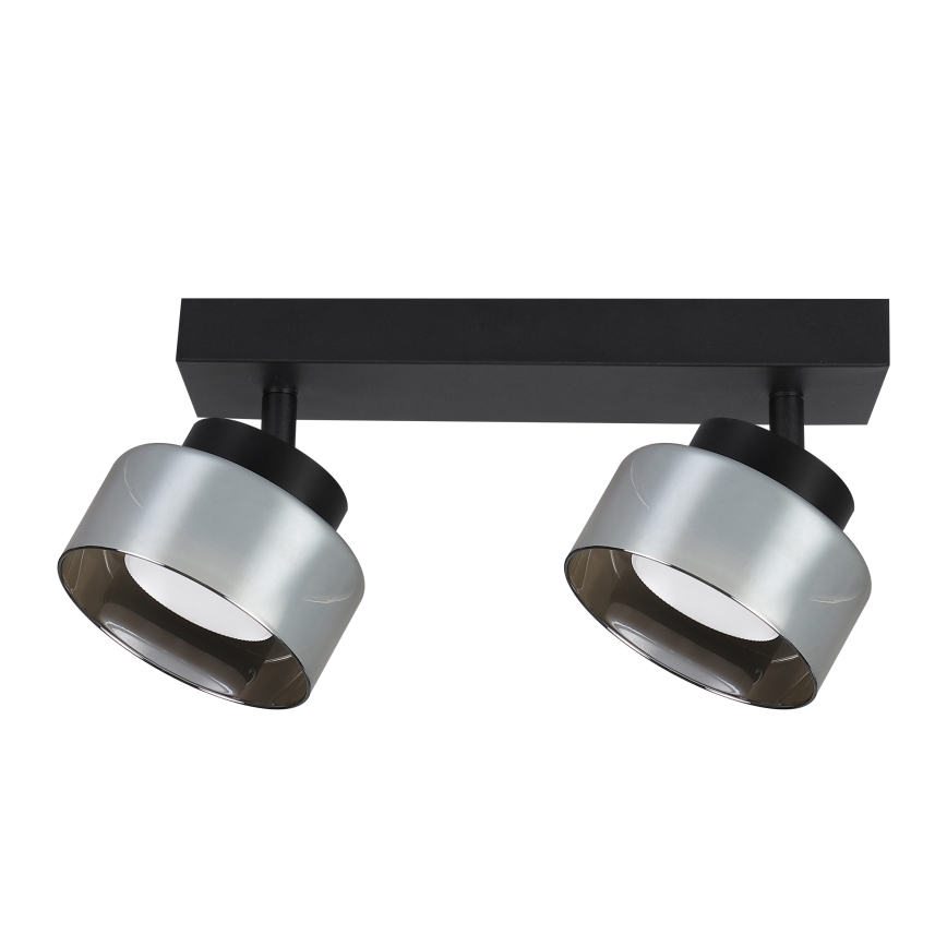 Brilagi - LED RGB+CCT Ściemnialna oprawa punktowa AURA LUX 2xGX53/14W/230V 2700-6500K Wi-Fi Tuya czarny/dymiony