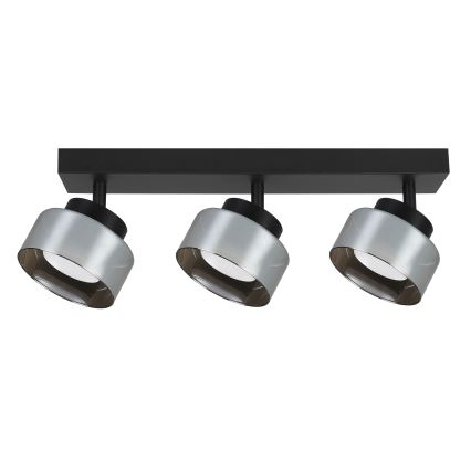 Brilagi - LED RGB+CCT Ściemnialna oprawa punktowa AURA LUX 3xGX53/14W/230V 2700-6500K Wi-Fi Tuya czarny/dymowy