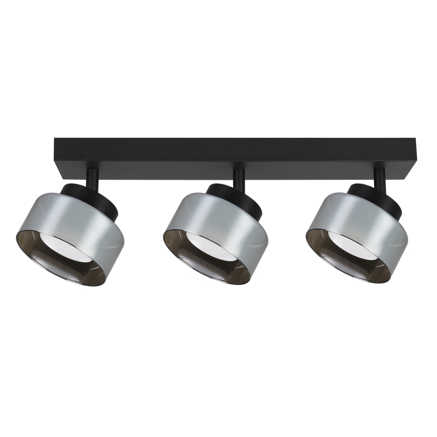 Brilagi - LED RGB+CCT Ściemnialna oprawa punktowa AURA LUX 3xGX53/14W/230V 2700-6500K Wi-Fi Tuya czarny/dymowy