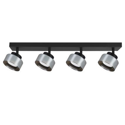 Brilagi - LED RGB+CCT ściemnialna oprawa punktowa AURA LUX 4xGX53/14W/230V 2700-6500K Wi-Fi Tuya czarny/przydymiony