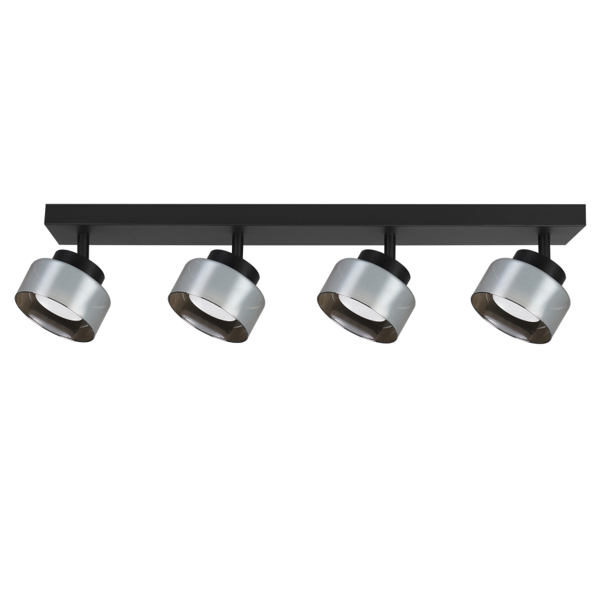 Brilagi - LED RGB+CCT ściemnialna oprawa punktowa AURA LUX 4xGX53/14W/230V 2700-6500K Wi-Fi Tuya czarny/przydymiony