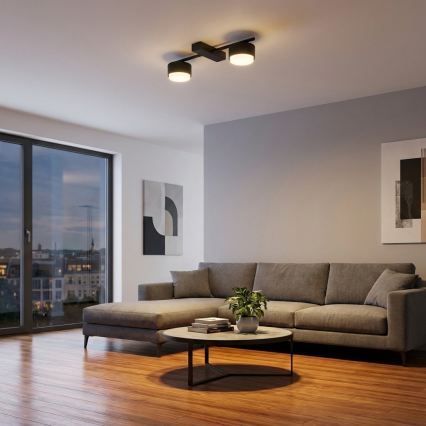 Brilagi - LED RGB+CCT ściemnialna oprawa punktowa MONO 2xGX53/14W/230V 2700-6500K Wi-Fi Tuya czarna