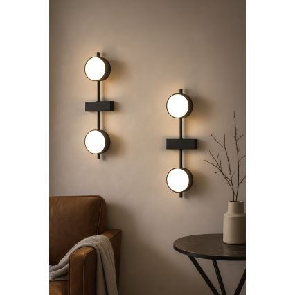 Brilagi - LED RGB+CCT ściemnialna oprawa punktowa MONO 2xGX53/14W/230V 2700-6500K Wi-Fi Tuya czarna