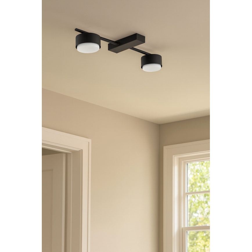 Brilagi - LED RGB+CCT ściemnialna oprawa punktowa MONO 2xGX53/14W/230V 2700-6500K Wi-Fi Tuya czarna
