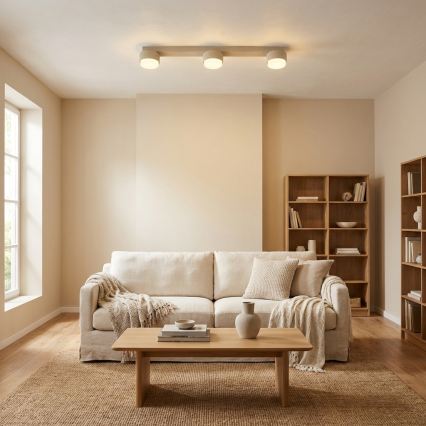 Brilagi - LED RGB+CCT ściemnialna oprawa punktowa MONO 3xGX53/14W/230V 2700-6500K Wi-Fi Tuya beżowa